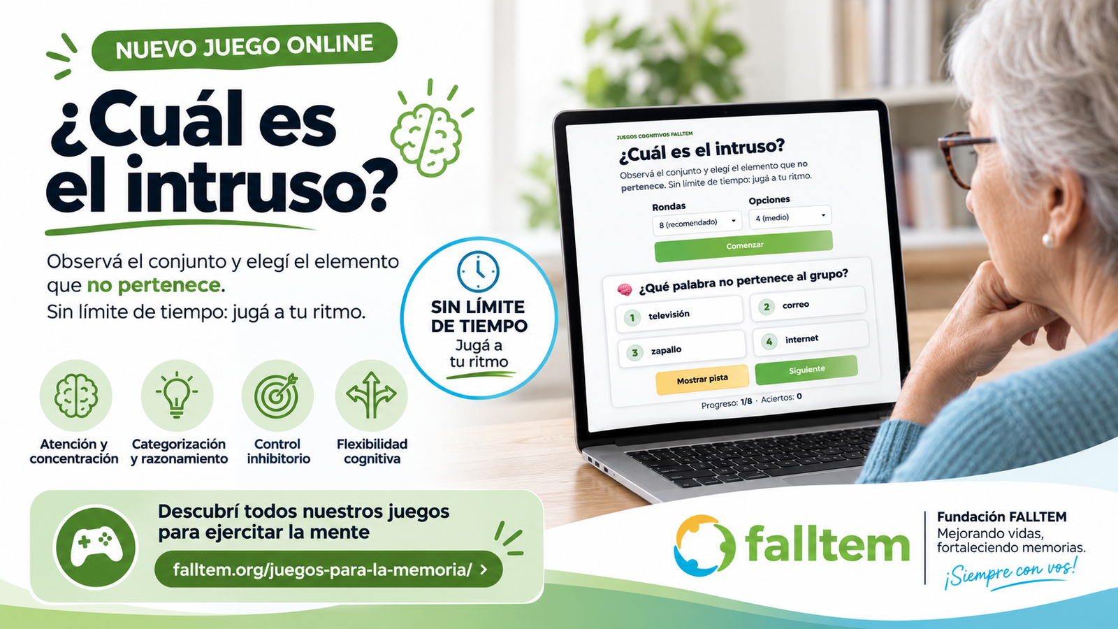 ¿Cuál es el intruso? 🧐 Un nuevo juego para estimular la atención y el razonamiento 🧠