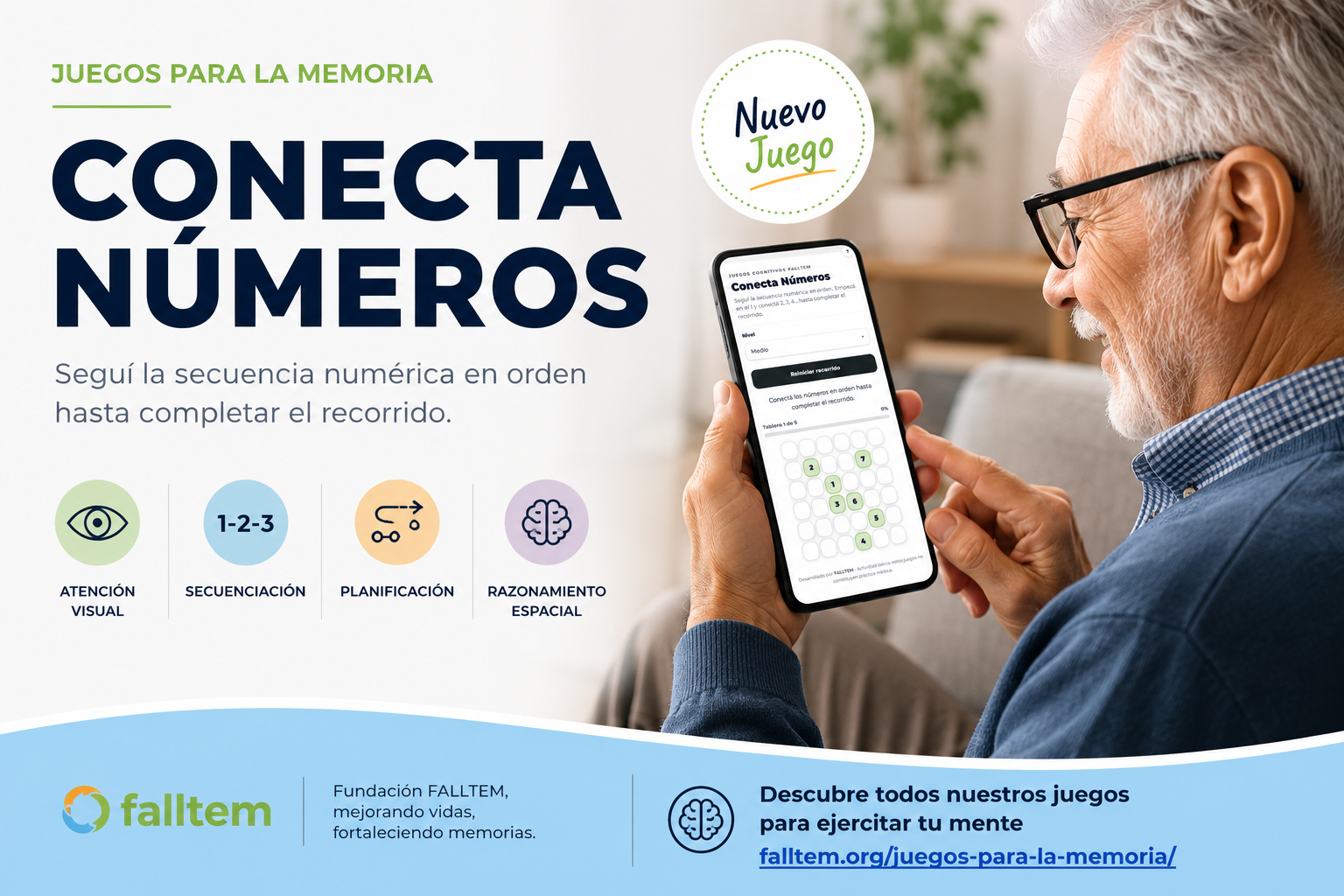 🔂 Conecta Números: seguí la secuencia y encontrá el camino correcto