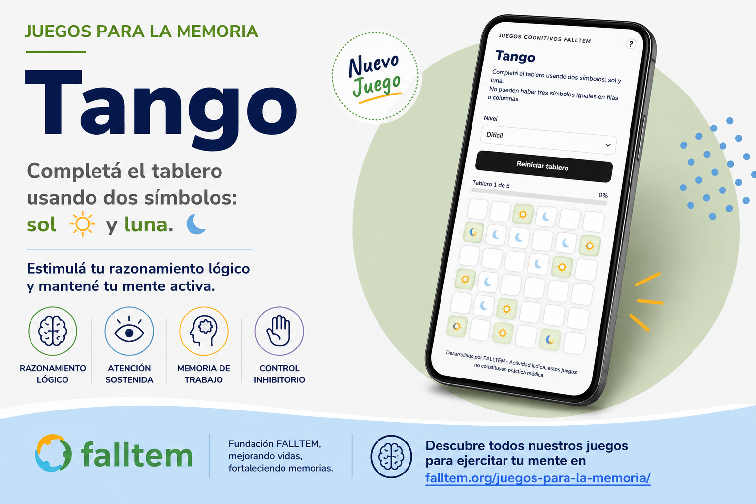 ☀️🌙 Tango: completá el tablero y poné a prueba tu razonamiento lógico 🧠